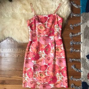 Ann Taylor Pink Flower Dress